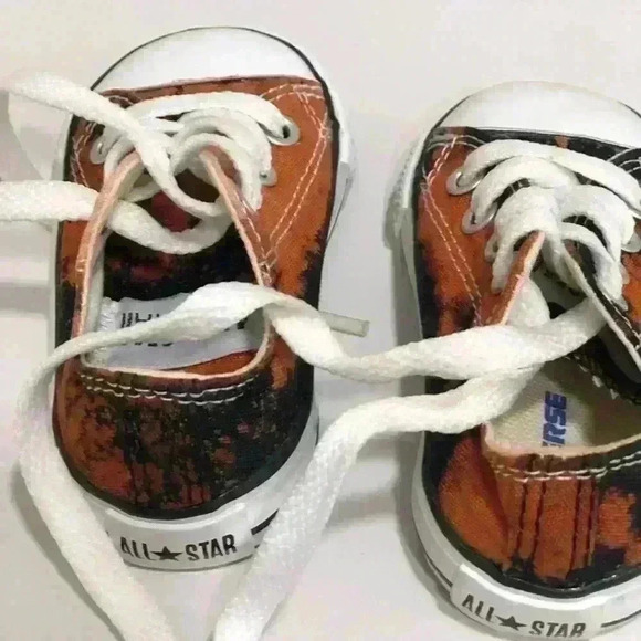 Toddler Shoes Size 3 Bleached Converse - Picture 2 of 3
